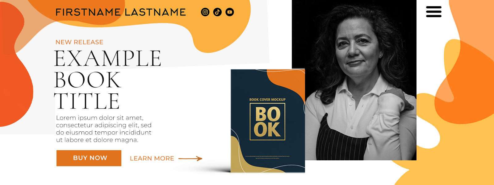What to Put in your Author Website Header